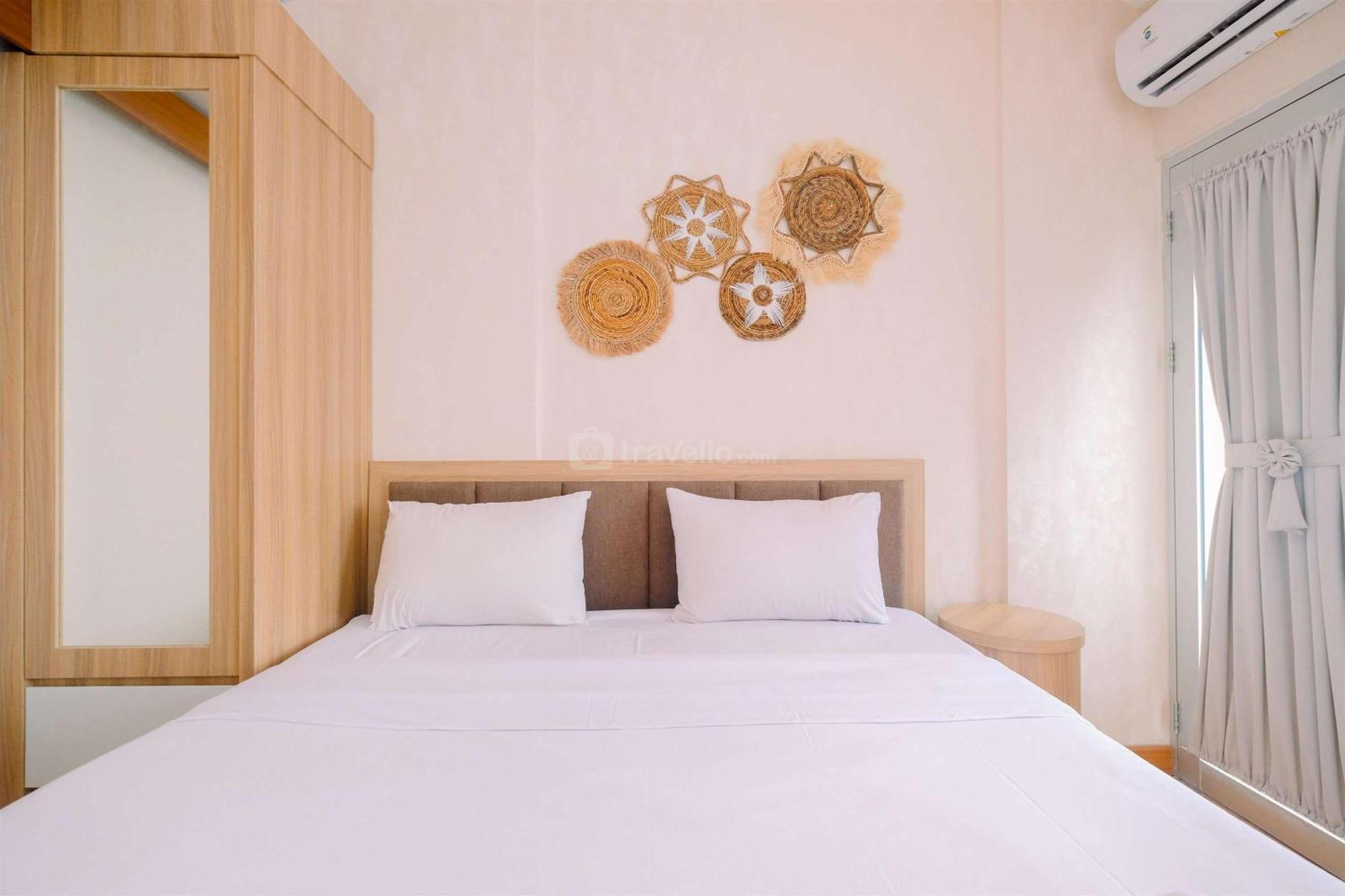 Homey 1br Without Living At Gunung Putri Square By Travelio Apartemen *